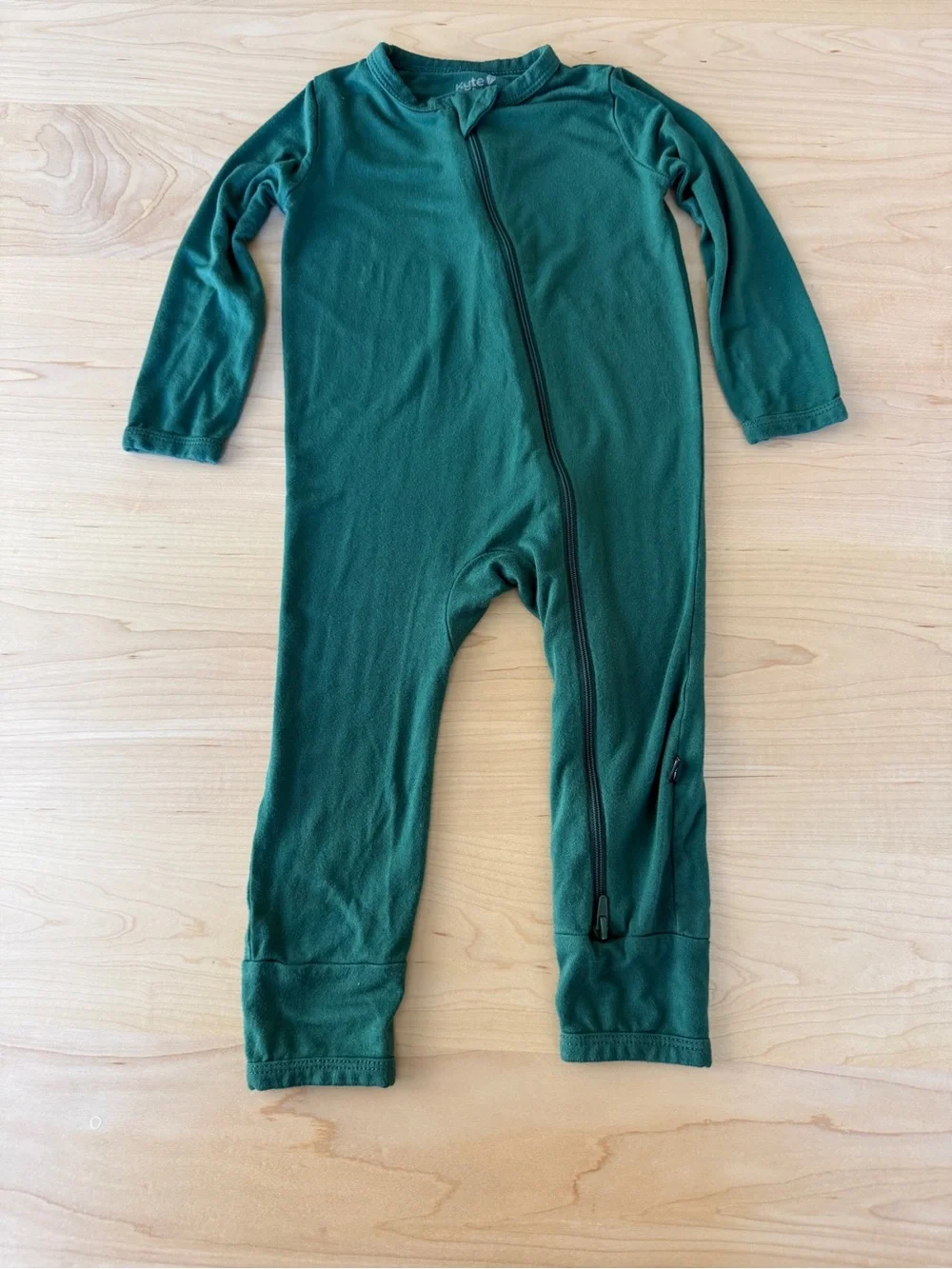 Kyte BABY Zippered Romper in Emerald Size 12-18m
